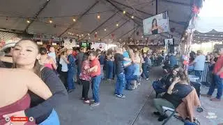 Dancing to some lovely Norte&ntilde;o music with the Magos Musical Group, adding atmosphere to the after...