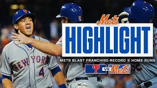 Mets Bats Go CRAZY, Set Franchise-Record with 8 Homer Game
