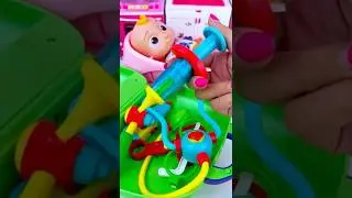 ASMR Unboxing Miniature Boys Ambulance Doctor Set Toys, Satisfying With Subi   #asmr #shorts