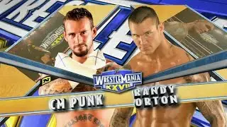 WWE 2K24 | 40 Years of WrestleMania | CM Punk vs Randy Orton | WrestleMania 27 | #wwe2k23mods