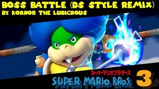 🎧 Super Mario Bros. 3 - Boss Battle (DS Soundfont REMIX) [Oscilloscope Visualization]