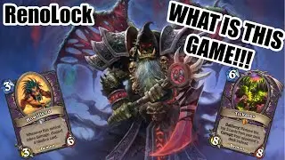 THIS GAME WAS SO WEIRD AND INSANE!!! | RenoLock Guide | Wild Hearthstone Guide | Darkmoon Fair