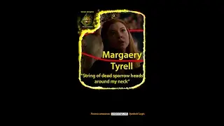 #shorts Margaery Tyrell “String of dead sparrow heads around my neck” #gameofthrones