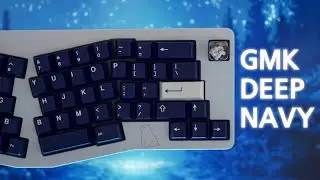 GMK Deep Navy on BEAR (Holy Panda)