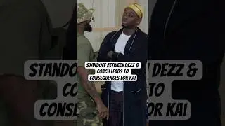 Standoff between Dezz & Coach leads to consequences for Kai #kaicenat #shorts #trending