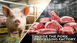 Inside the Pork Processing Factory &ndash; From Farm Pigs to Premium Pork Cuts!