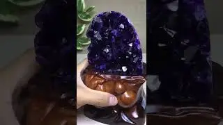 Extra Large Uruguayan Deep Purple Amethyst Cluster Amethyst