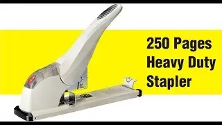 📎 Stapler 210 Pages - Heavy Duty SIDE Stapler [How To][Demo] | AbhishekID.com