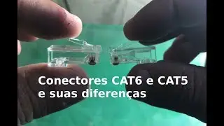 Diferen&ccedil;as entre Conectores CAT6, CAT5 e Cabos
