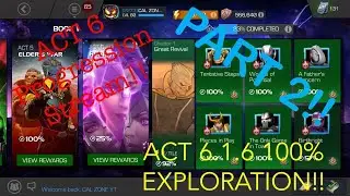 Act 6.1.6 Exploration!! - PART 2! - Act 6 Progression!! | Marvel Contest of Champions