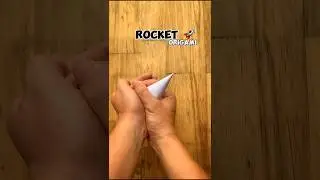 Fastest pop rocket, how to make paper 🚀 rocket, new paper flying idea...