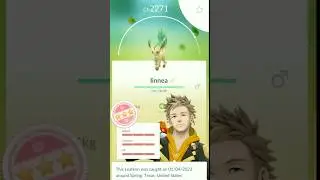 how to evolve eevee into leafeon in pokemon go 😎 #shorts #youtubeshorts #shortsfeed #pokemongo