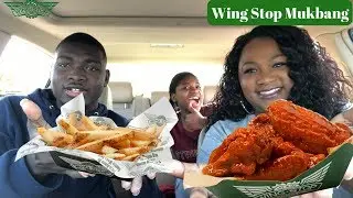 WINGSTOP MUKBANG | CAR MUKBANG