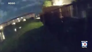 Video shows moments deputy forced to shoot armed carjacker in southwest Miami-Dade