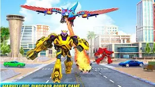 Flying Dino Transform Robot Dinosaur Robot Games