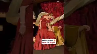 Best Sister Ever! Kriti Sanon Helps Sister Nupur With Her Gown at Reception Party#viralshorts