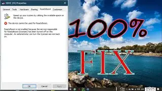 This device cannot be used for ReadyBoost  2021window 10 new trick 100% work