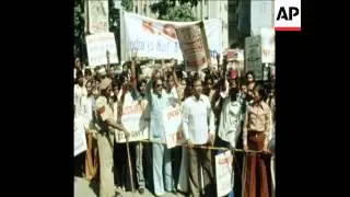 UNUSED 07 10 80 ANTI SOVIET DEMONSTRATIONS IN NEW DELHI