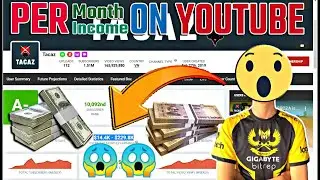 Tacaz par month income on  YouTube ||Pubg mobile||TACAZ