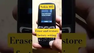 Nokia 105 Erase and restore factory settings Cod *#7370# #ammobile 2025