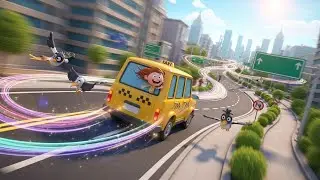 Zoom Zoom City Taxi 🚕💨 | Learn Colors, Numbers & Fun for Kids | Preschool Adventure