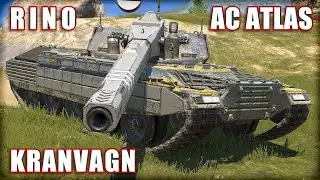 RINOCERONTE ● KRANVAGN ● AC ATLAS | World of Tanks Blitz Replays