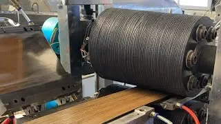 WPC profile extrusion line testing