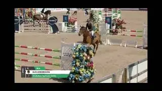 H&auml;stkullens TopNotch 140cm Norrk&ouml;ping horse show 16 maj 2025