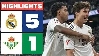 REAL MADRID 5 - 1 REAL BETIS | HIGHLIGHTS LALIGA EA SPORTS 