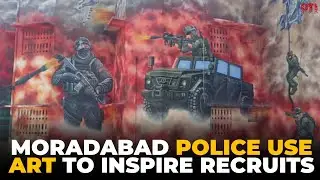 Inspiring Duty Through Art: Police Lines in Moradabad adorned with murals to motivate recruits