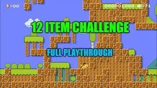 Super Mario Maker 12 Item Challenge Round 55 Playthrough (With Commentary)