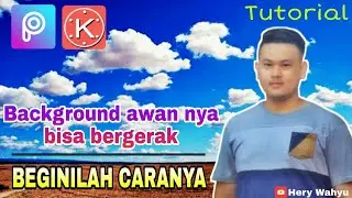 Cara edit foto efek awan bergerak