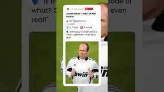 Arjen Robben Real Madrid Stats REVEALED! Insane Numbers!