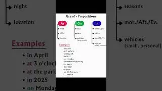 Use of Prepositions|#english #learnenglish #education #shorts #viral #spokenenglish #learning