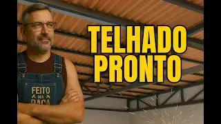 COMO FIZ UM TELHADO COM METALON E TELHA PVC