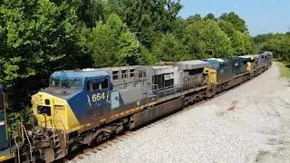 7 PRLX AC60's on CSX H751!!! 10 Locomotives