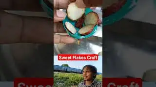 Sweet Flakes Craft | 🟤 😂 | Chopped Flakes of Sweet Potato and Crafts | #shorts #viral