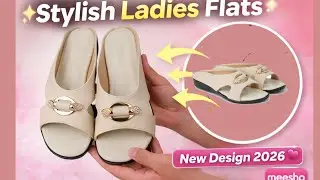 Latest Ladies Casual Flats Sandal | Stylish & Comfortable Women Daily Wear Sandals | New Design 2026