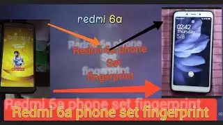 Redmi 6a phone fingerprint lock set!!!?? New trick