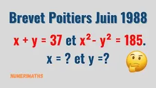 🎯 Brevet de maths : deux équations, deux inconnues… sauras-tu résoudre ?