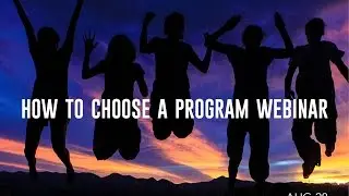 How To Choose a Program for 2017