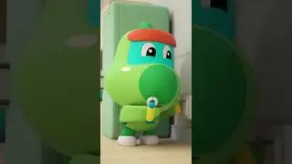 Ping! You&rsquo;re in big trouble once I get out! 😤 #gogodino #mischief #prank #funny #shorts #beliver
