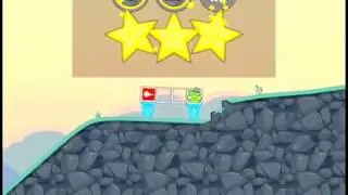 Bad Piggies simple car design gets 3 Stars!!!