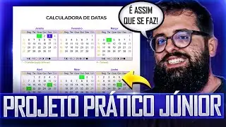 Me Fingi de Júnior e Criei Um PROJETO REAL Para por no Meu CURRÍCULO de Júnior!