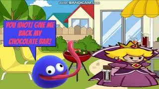 Shadow Queen Peach Steals Junk Food And Gets Grounded