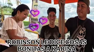 ROBINSON confiesa que desde hace tiempos estaba enamorado de KARINA y se besaron😱