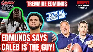 Chicago Bears LB Tremaine Edmunds: QB Caleb Williams is OUR LEADER and we're ALL behind him!