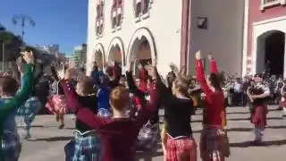 Волынки на Казанском вокзале