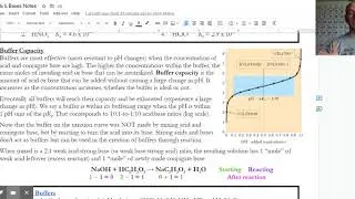 AP Chemistry, Unit 8: Acid-Base Notes- Part 26
