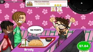 Papa's Taco Mia HD - All Cherry Blossom Festival Toppings Unlocked